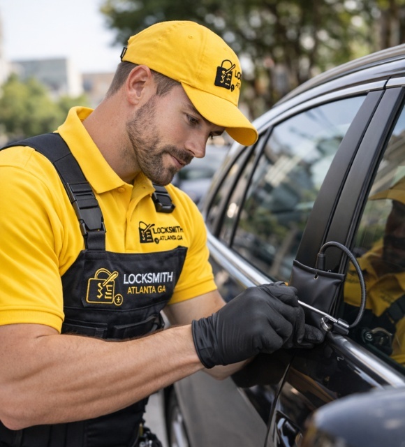 Car locksmith Atlanta providing automotive locksmith services