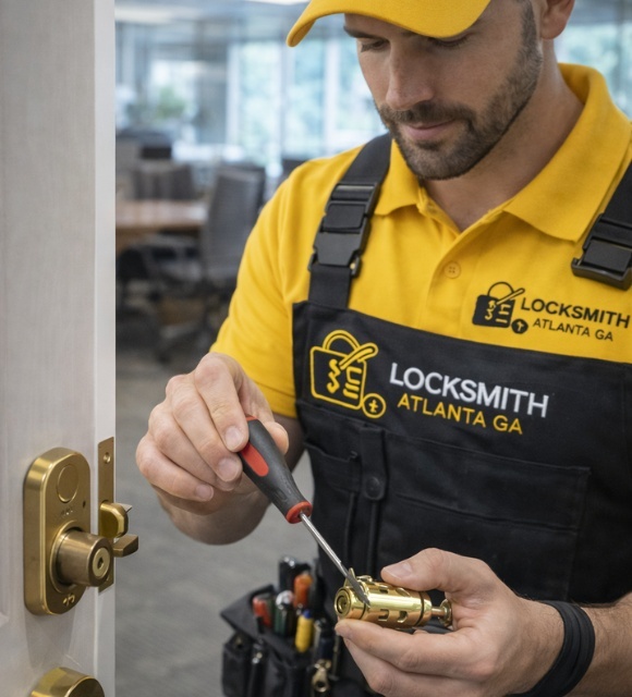 Commercial lock rekeying and repair by locksmith Atlanta GA