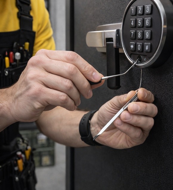Safe unlocking services by locksmith in Atlanta GA