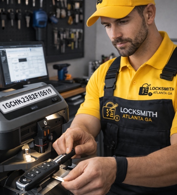 VIN number key cutting service in Atlanta GA